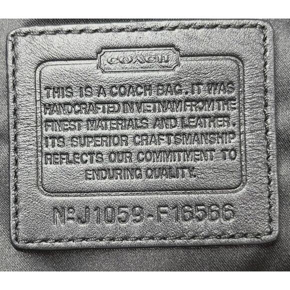 Y2K Coach F16566 Signature Jacquard North South Tote Bag & Wallet - Picture 14 of 15